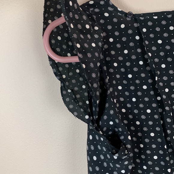 Madewell Black Print Women’s Romper Size XS - Picture 6 of 6